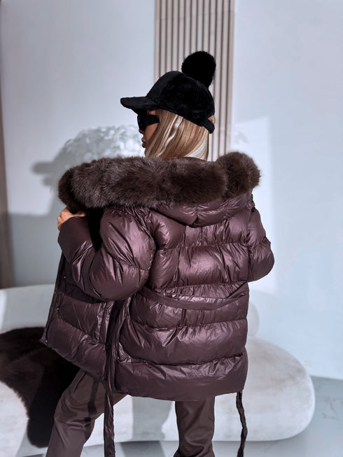 Jacket "BRONZA FC7627" - CHOCO